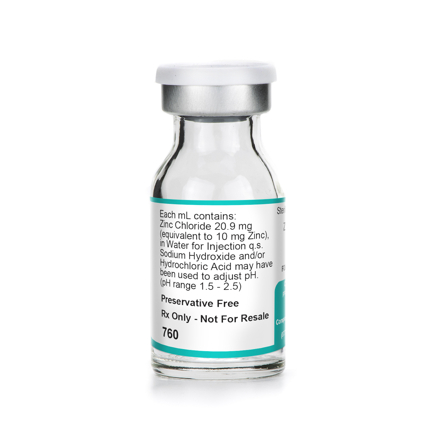 Zinc (as Chloride) Injection | McGuff Compounding Pharmacy