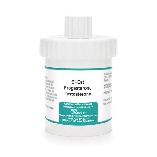 BiEst Estradiol and Estriol with Progesterone Testosterone Cream