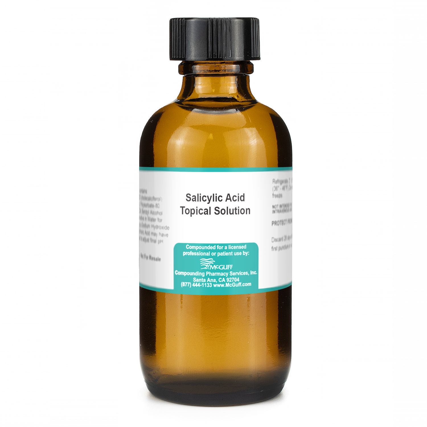 Salicylic Acid 5% 120 mL Topical Solution | McGuff Compounding Pharmacy
