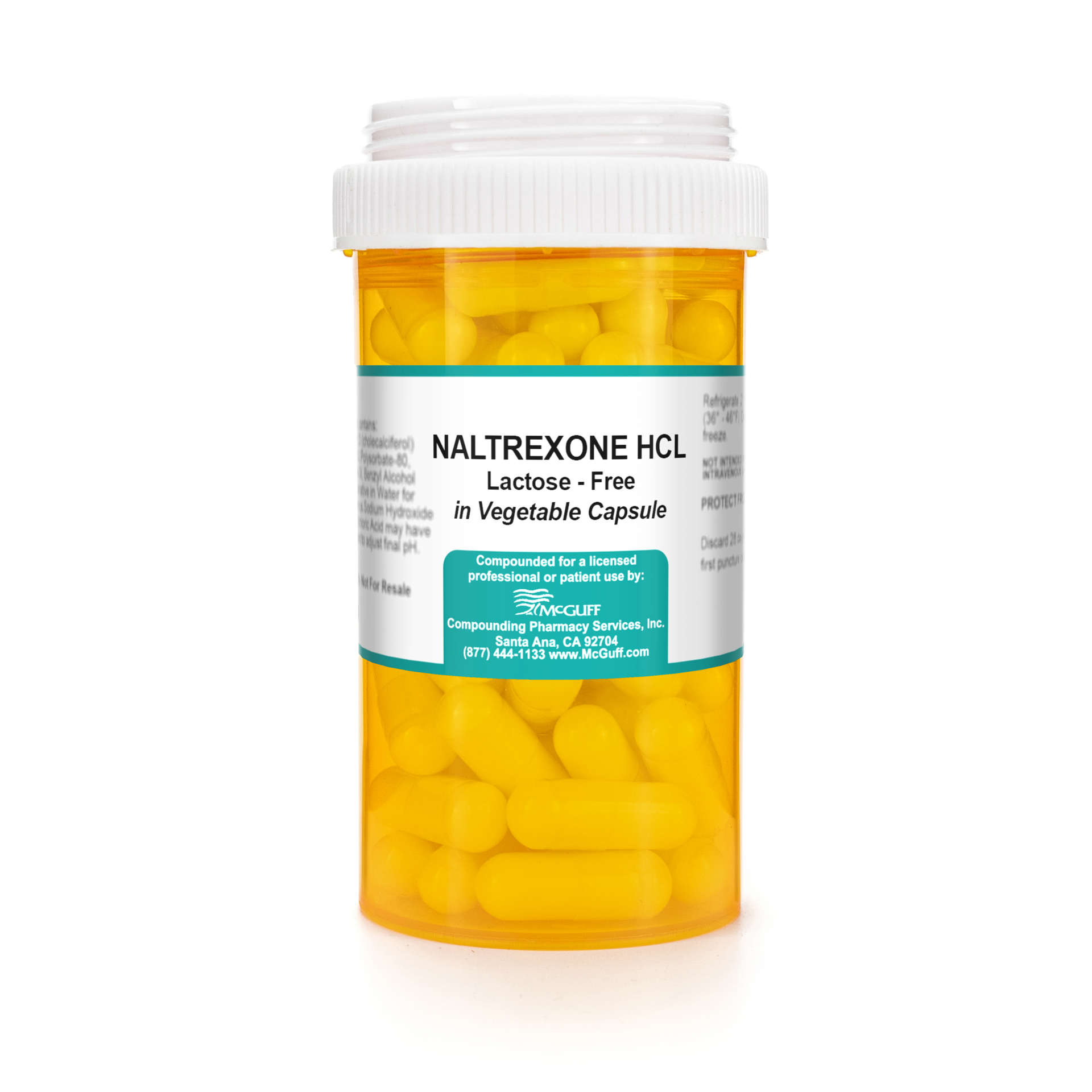 Naltrexone HCL (LowDose Naltrexone), LactoseFree, Vegetable Capsule