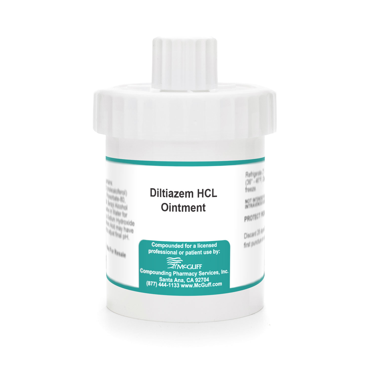 Diltiazem HCL 2 Ointment McGuff Compounding Pharmacy