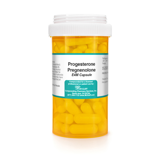 Progesterone 100mg Pregnenolone 50mg E4M Capsule
