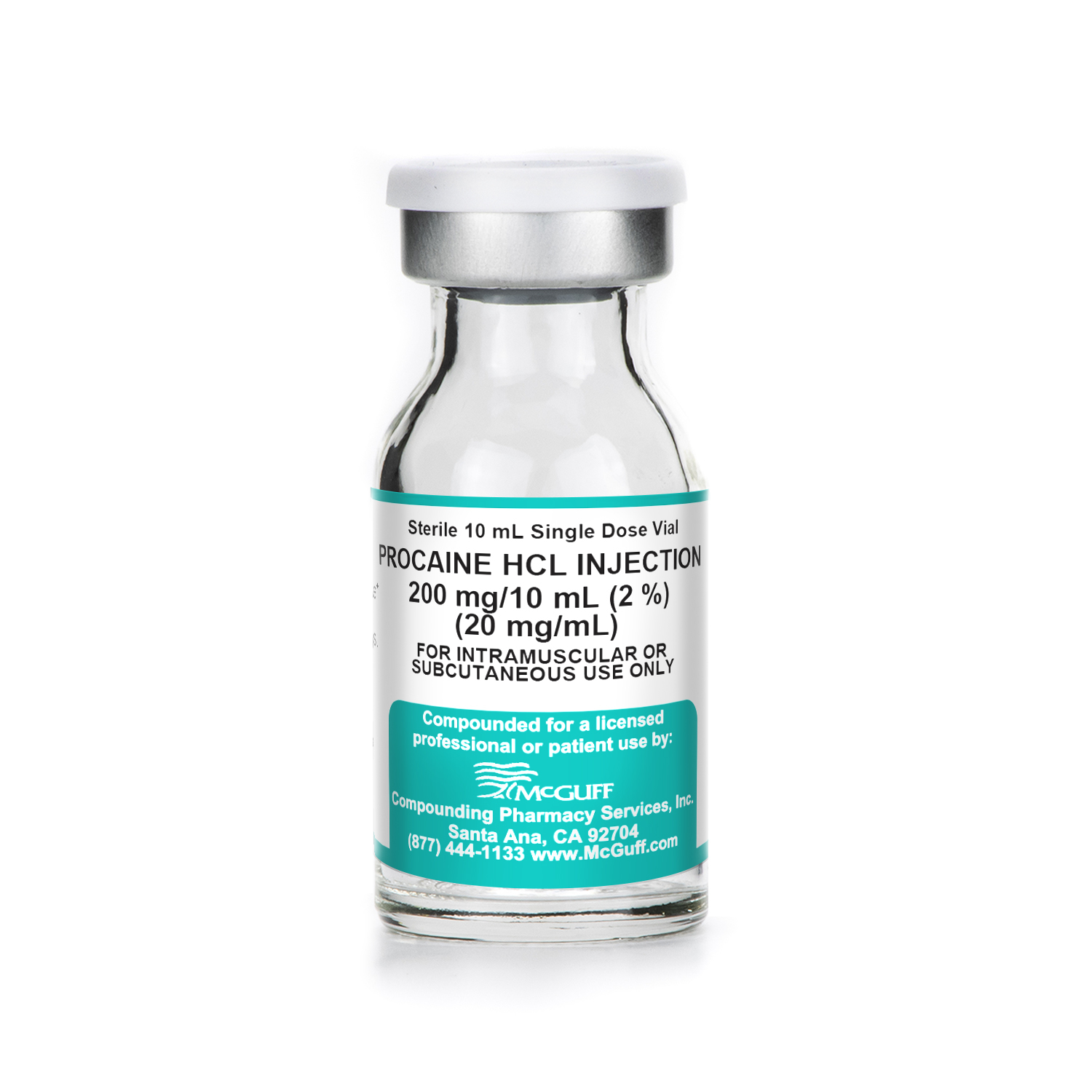 Procaine HCL Injection McGuff Compounding Pharmacy