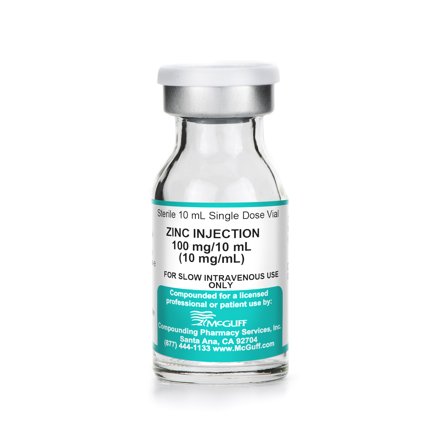 Zinc (as Chloride) Injection McGuff Compounding Pharmacy